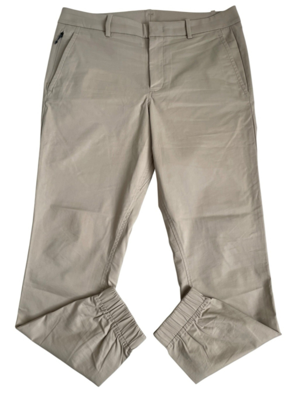 Kit And Ace Mens Navigator Commute Joggers Pants Mens 34 Beige Stretch